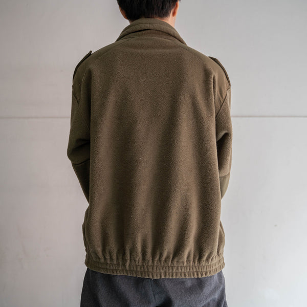 1990s MIL-TEC brown khaki fleece blouson