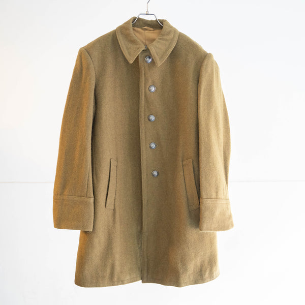 1980s Romanian military khaki color wool coat 'mint condition'