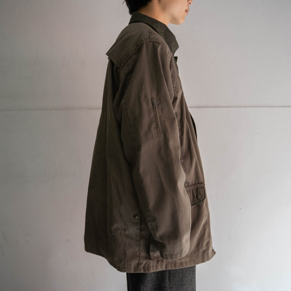 1980-90s Europe dark olive hunting jacket