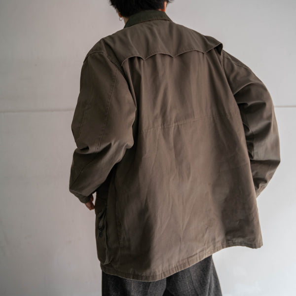 1980-90s Europe dark olive hunting jacket