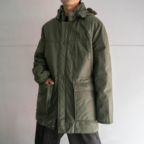 1990-00s Italy green tech half coat 'mint condition'