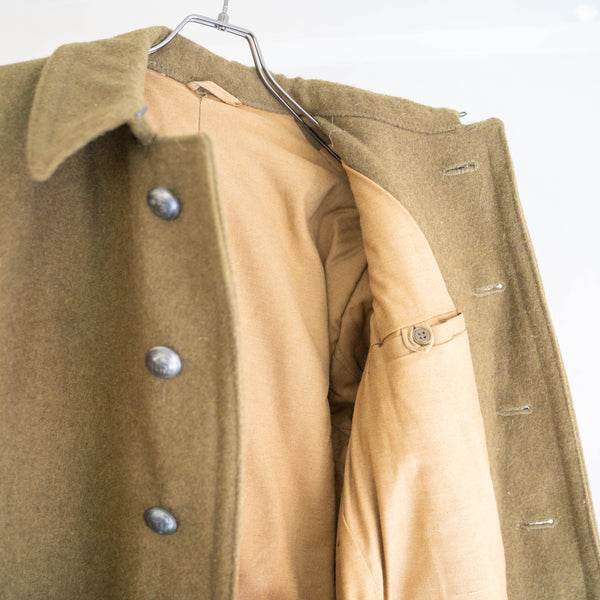 1980s Romanian military khaki color wool coat 'mint condition'