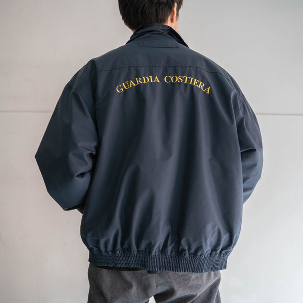 2000s Italian government navy nylon blouson 'mint condition'