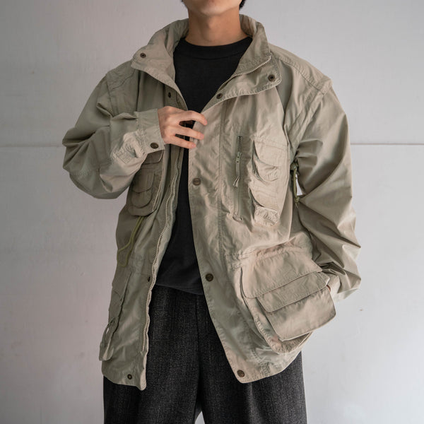 1980-90s Europe ivory good-gimmick fishing jacket