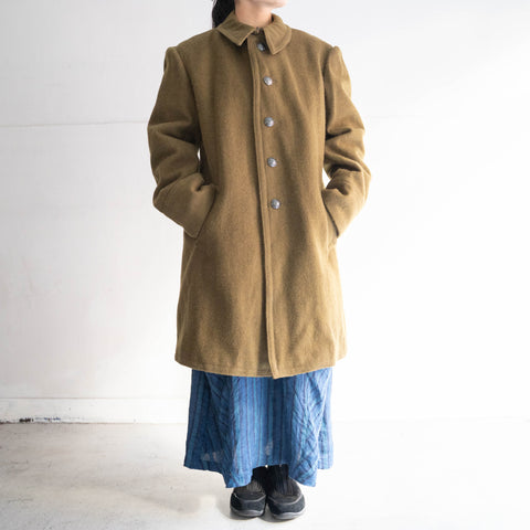 1980s Romanian military khaki color wool coat 'mint condition'