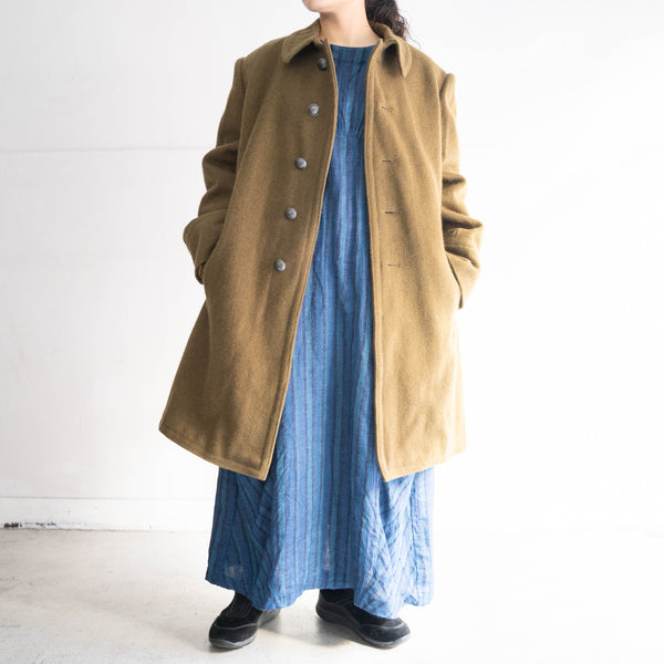 1980s Romanian military khaki color wool coat 'mint condition'