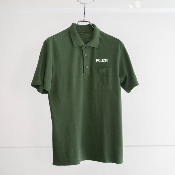 around 2000s Germany police polo shirt 'dead stock'