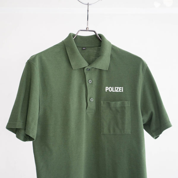 around 2000s Germany police polo shirt 'dead stock'