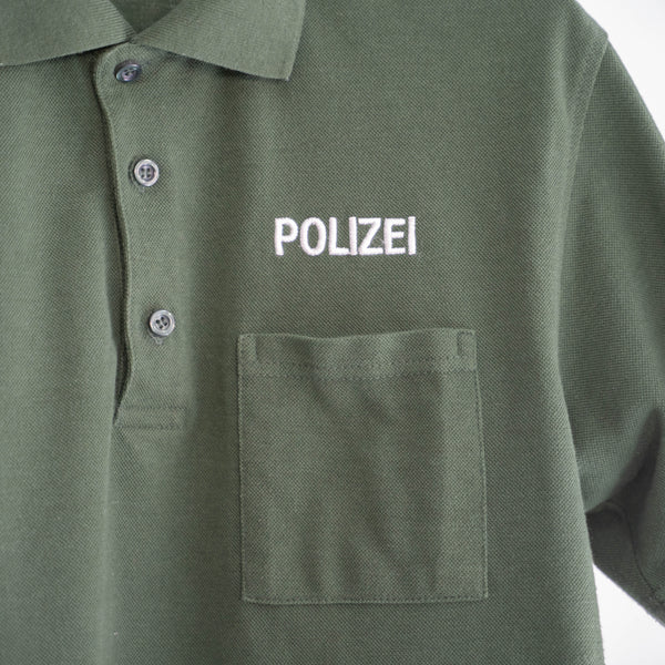 around 2000s Germany police polo shirt 'dead stock'