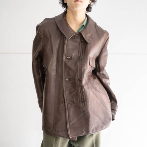 1950-60s France corbusier jacket 'brown' with GVF