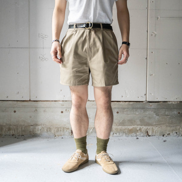 1980-90s Italian military 2tack chino shorts 'dead stock'　