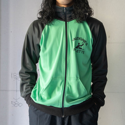 around 1980s Belgium black × green track jacket