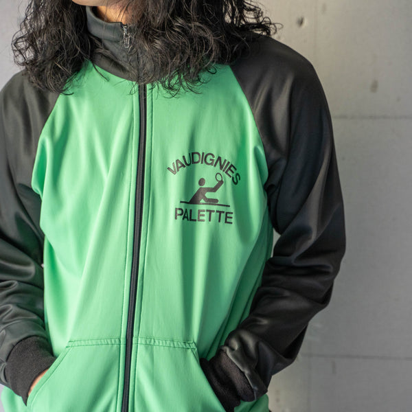 around 1980s Belgium black × green track jacket