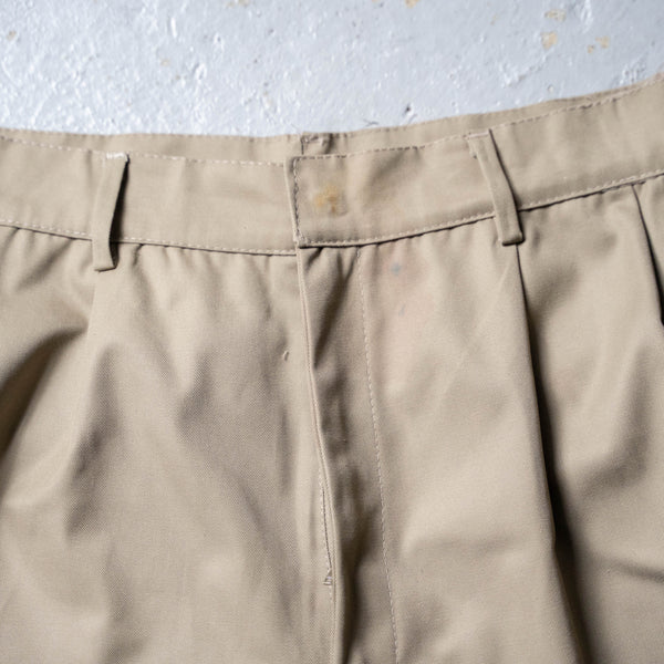 1980-90s Italian military 2tack chino shorts 'dead stock'　