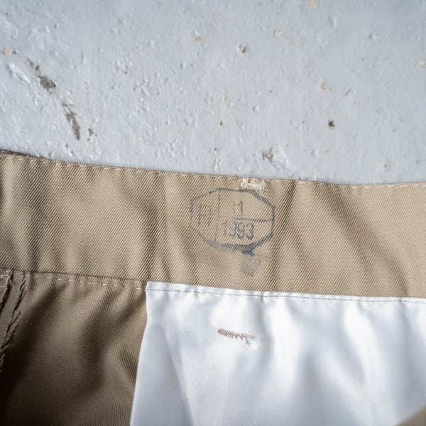 1980-90s Italian military 2tack chino shorts 'dead stock'　