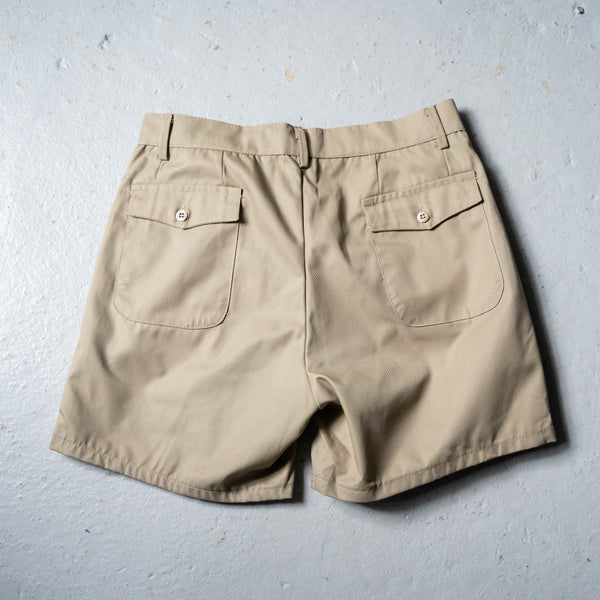 1980-90s Italian military 2tack chino shorts 'dead stock'　