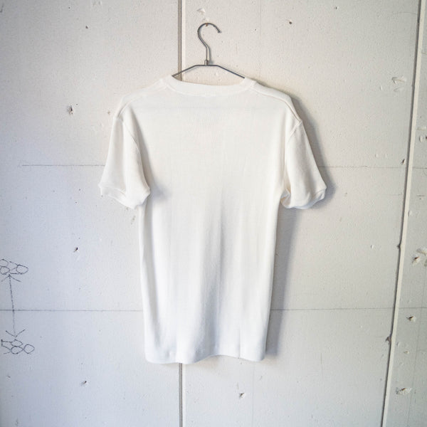 Italian military short sleeve v-neck summer knit 'dead stock'