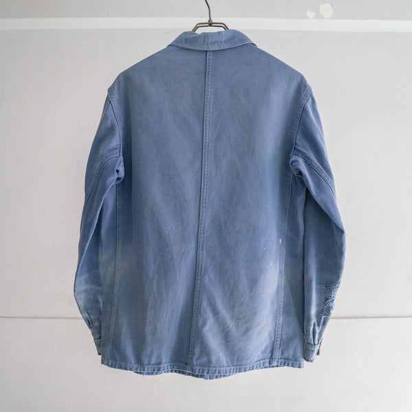 1950s France cotton twill work jacket 'good repair' -3