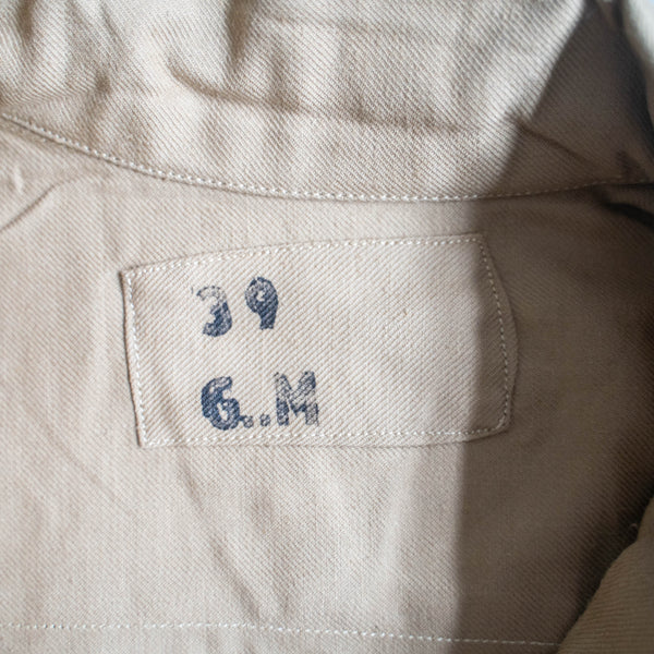 1940-60s French military m47 shirts 'dead stock'