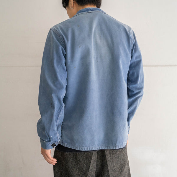 1950s France cotton twill work jacket 'good paint' -2