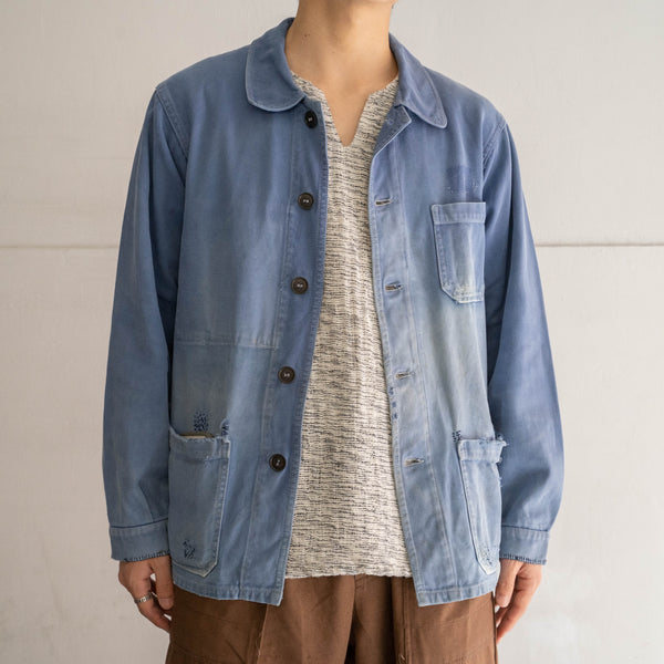 1950s France cotton twill work jacket 'good repair' -3