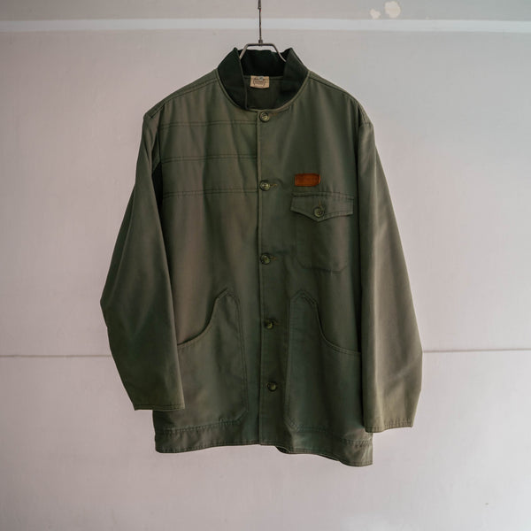 around 1980s Italy light green hunting blouson