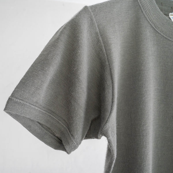 1970-80s Europe military olive green summer knit tops 'dead stock'