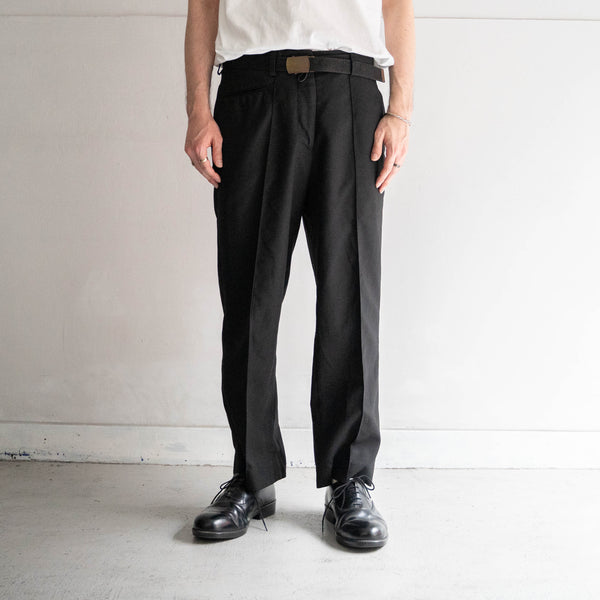 1990-00s British police black officer pants