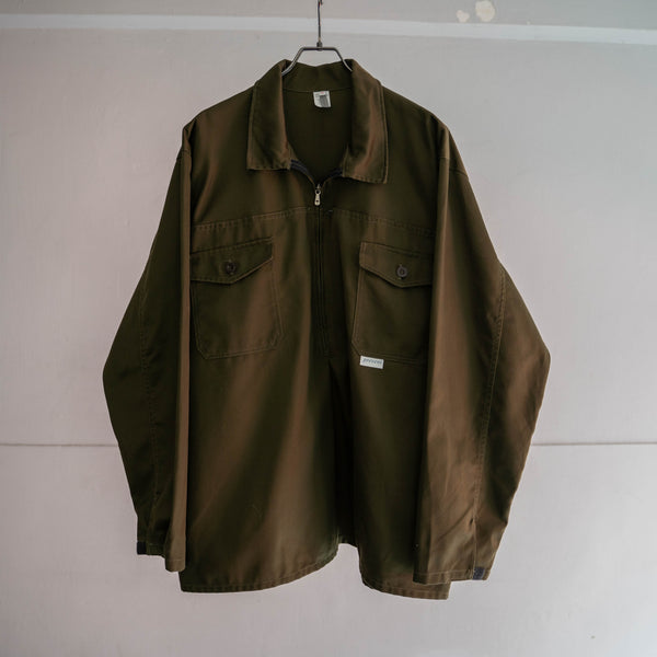 around 1980s Europe olive work smock 'mint condition'