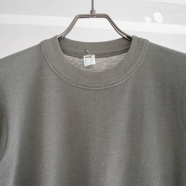 1970-80s Europe military olive green summer knit tops 'dead stock'