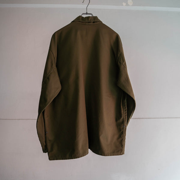 around 1980s Europe olive work smock 'mint condition'