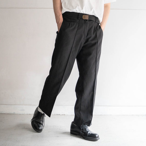 1990-00s British police black officer pants