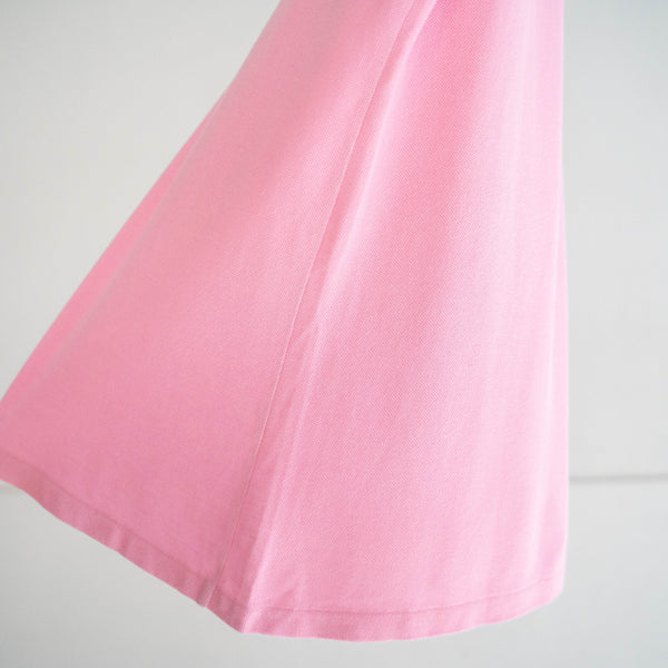 1970-80s LACOSTE light pink color polo shirt 'made in France'