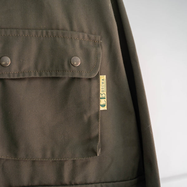 1980-90s Europe green hunting short jacket 'dead stock'