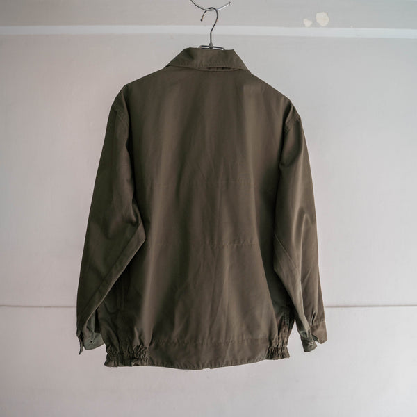 1980-90s Europe green hunting short jacket 'dead stock'