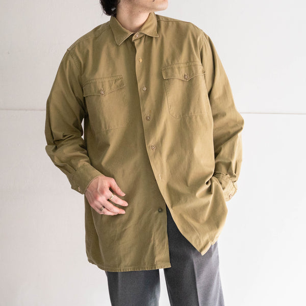 around 1960s USA? khaki work shirt