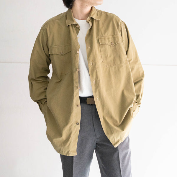 around 1960s USA? khaki work shirt