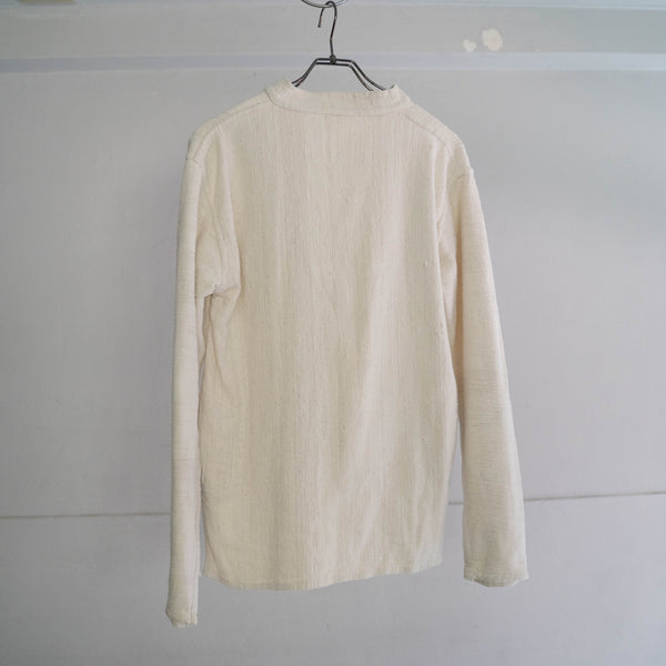 around 1990s antique-like white cotton smock