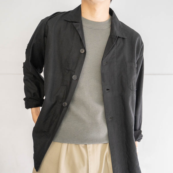 1970-80s Europe military olive green summer knit tops 'dead stock'