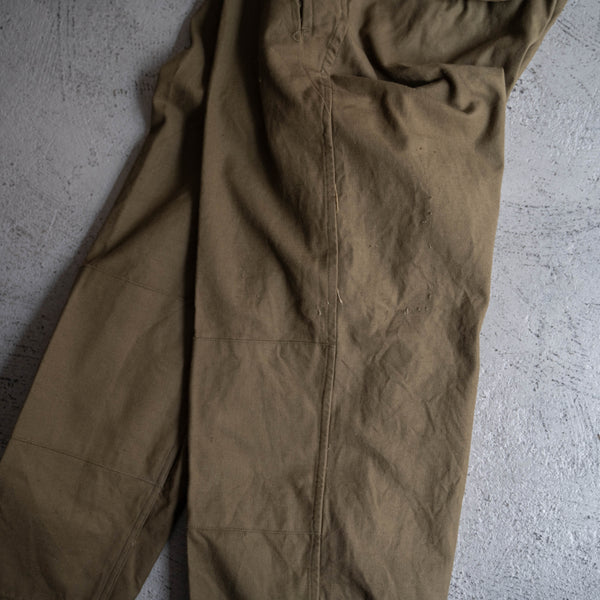 1940-50s French military M-47 pants -without cargo pockets-