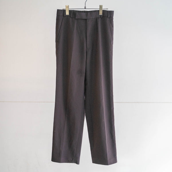 1990-00s British military black color No.3 dress pants