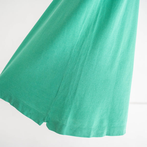 1970-80s LACOSTE green color polo shirt 'made in France'