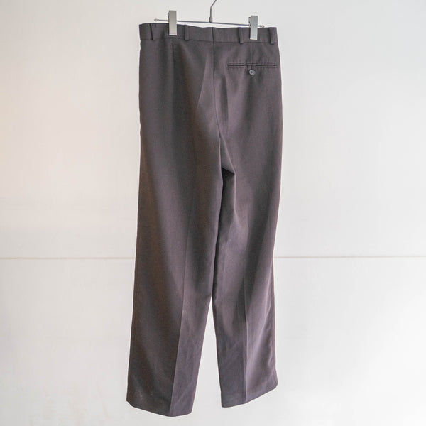 1990-00s British military black color No.3 dress pants