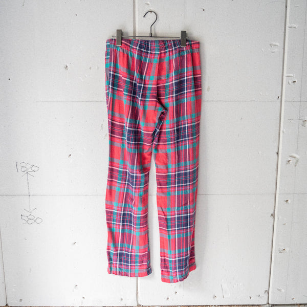 2000s OLDNAVY mulch color tartan checked pajama pants