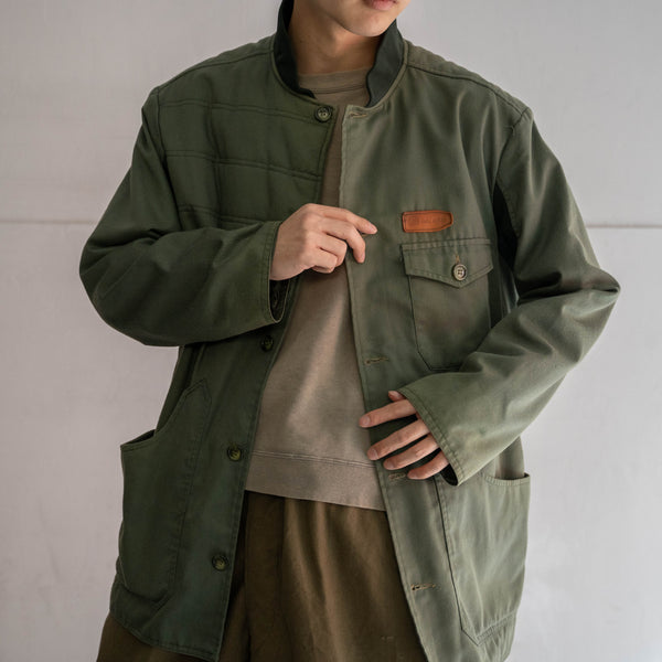 around 1980s Italy light green hunting blouson