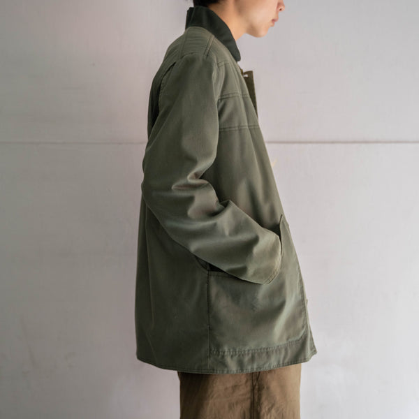 around 1980s Italy light green hunting blouson