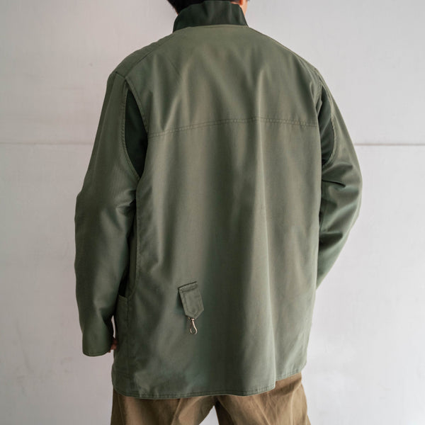 around 1980s Italy light green hunting blouson