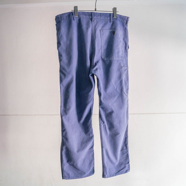 around 1970s France cotton twill work pants -good fade-