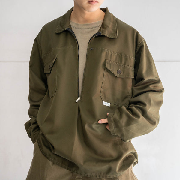 around 1980s Europe olive work smock 'mint condition'