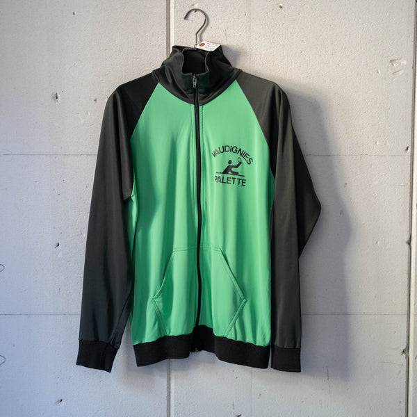 around 1980s Belgium black × green track jacket